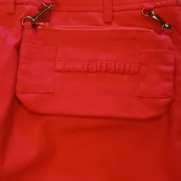 VTG- Claudia Romana Red Golf ⛳ Capri Pants - Picture 10 of 13